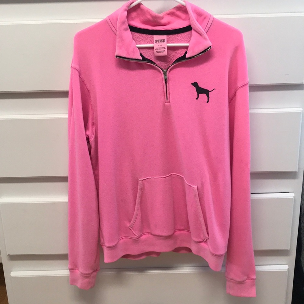 Victoria’s Secret pink half zip